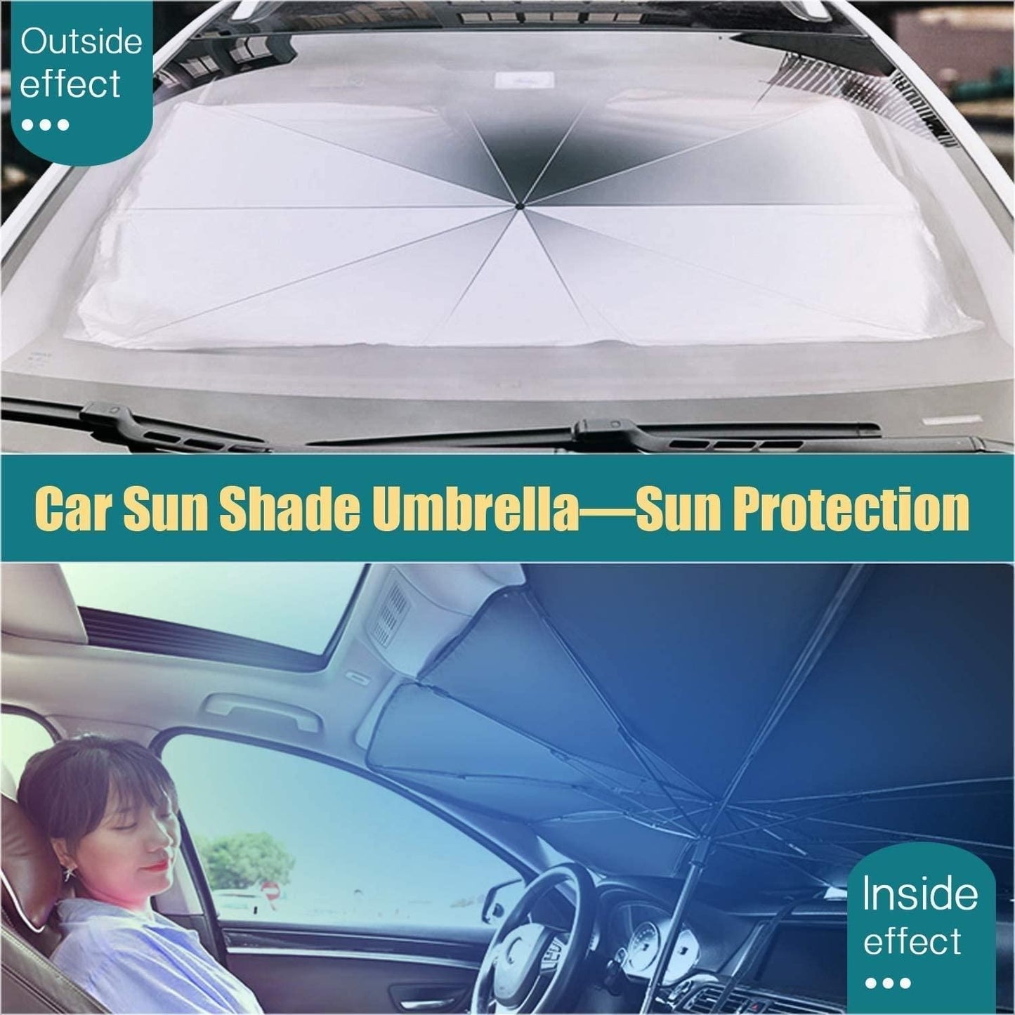 Sun Shade Umbrella for Car |🔥FLAT 50% OFF SALE🔥