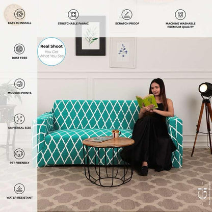 Elastic Fitted Sofa Covers - (3+1+1) Seater Sofa |🔥FLAT 50% SAVINGS🔥